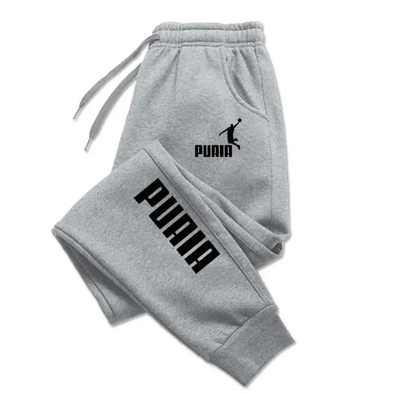 Stylish Men's Logo Joggers