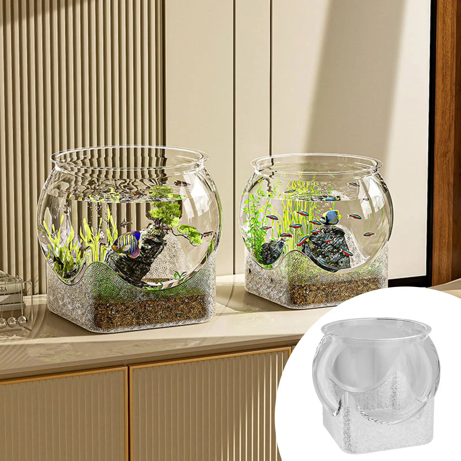 Stylowy Wazon Terrarium na Biurko