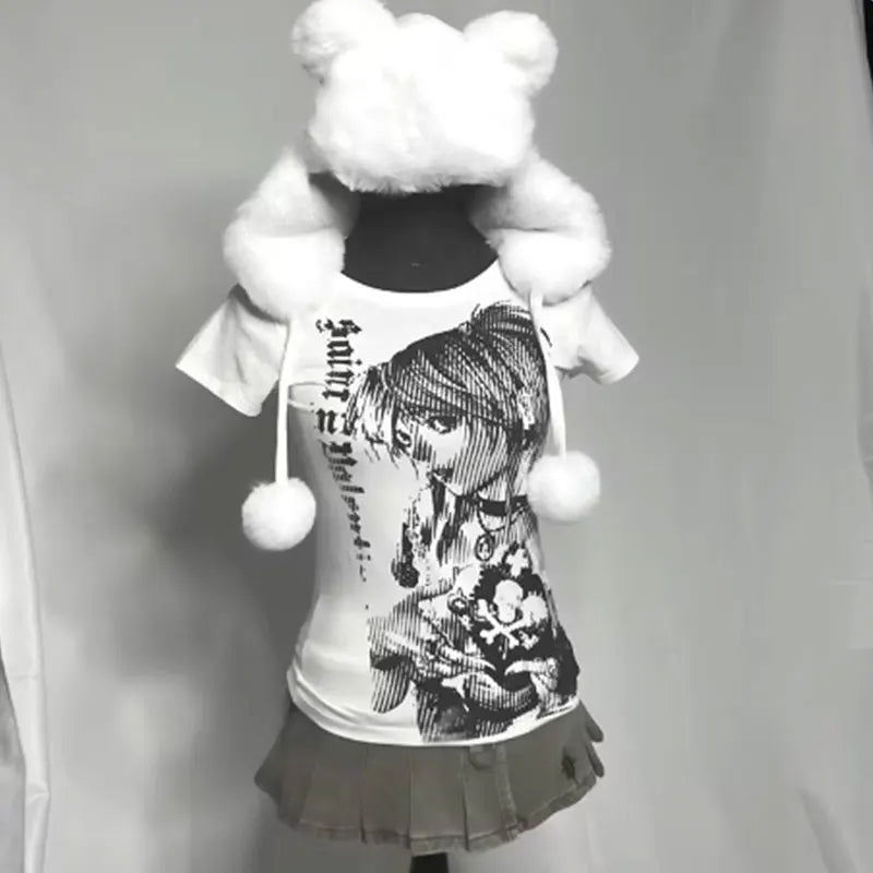 Vintage Anime Crop Tee