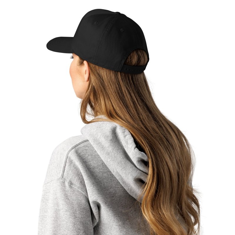 Czapka 5 - panelowa - WwwhiteTeam - Product mockup - Black